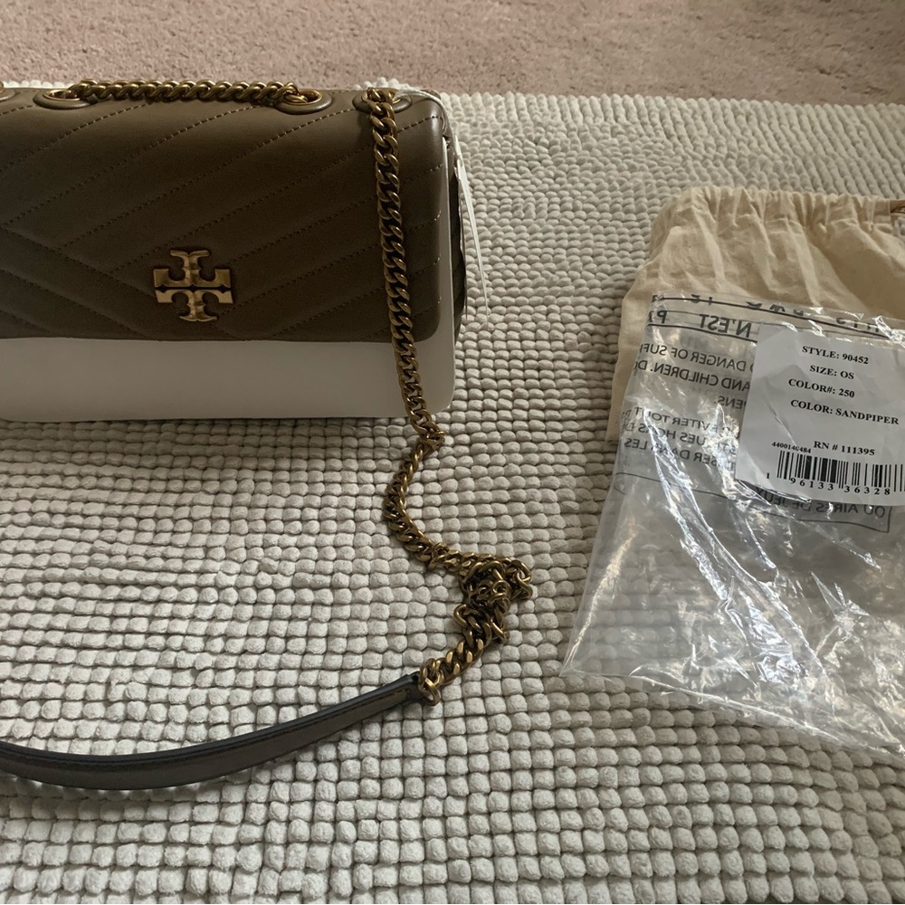 Tory Burch Kira Small Convertible Shoulder Bag - Sandpiper NWT - Picture 7 of 16